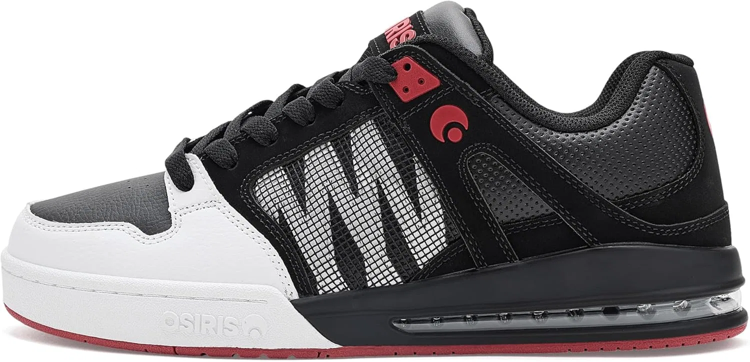 Кроссовки для скейтбординга Osiris White/Black/Red — фото 4