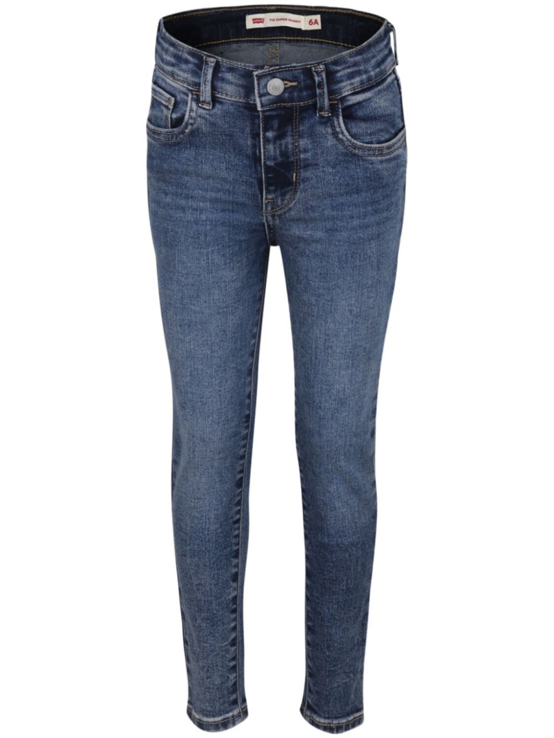 

Levi's Kids узкие джинсы из денима, синий