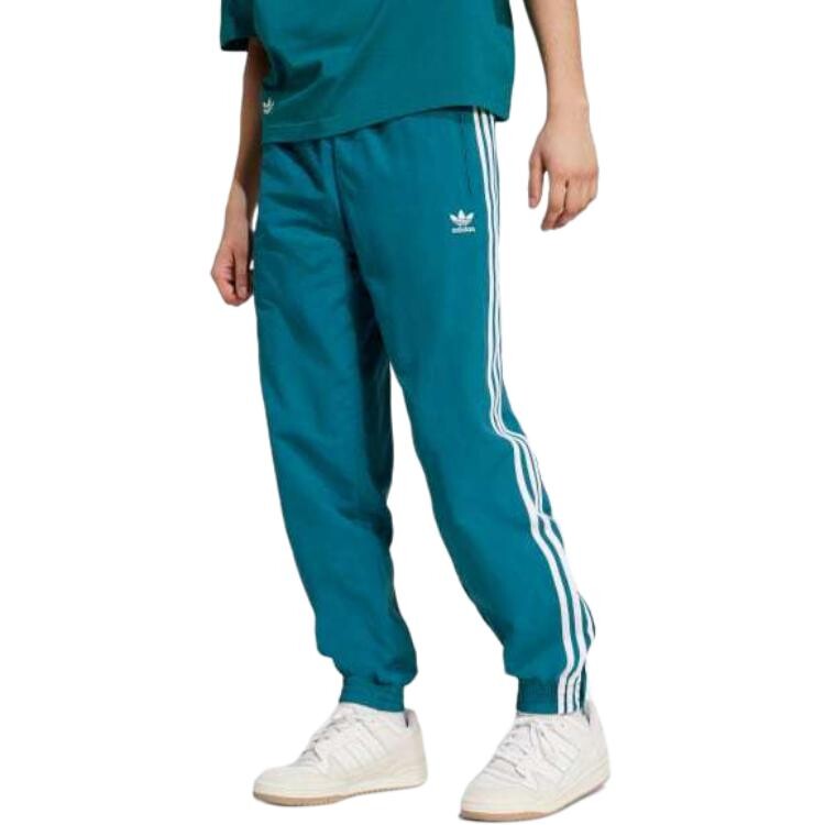 Трикотажные спортивные штаны мужские голубые Adidas Originals, голубой — фото 2