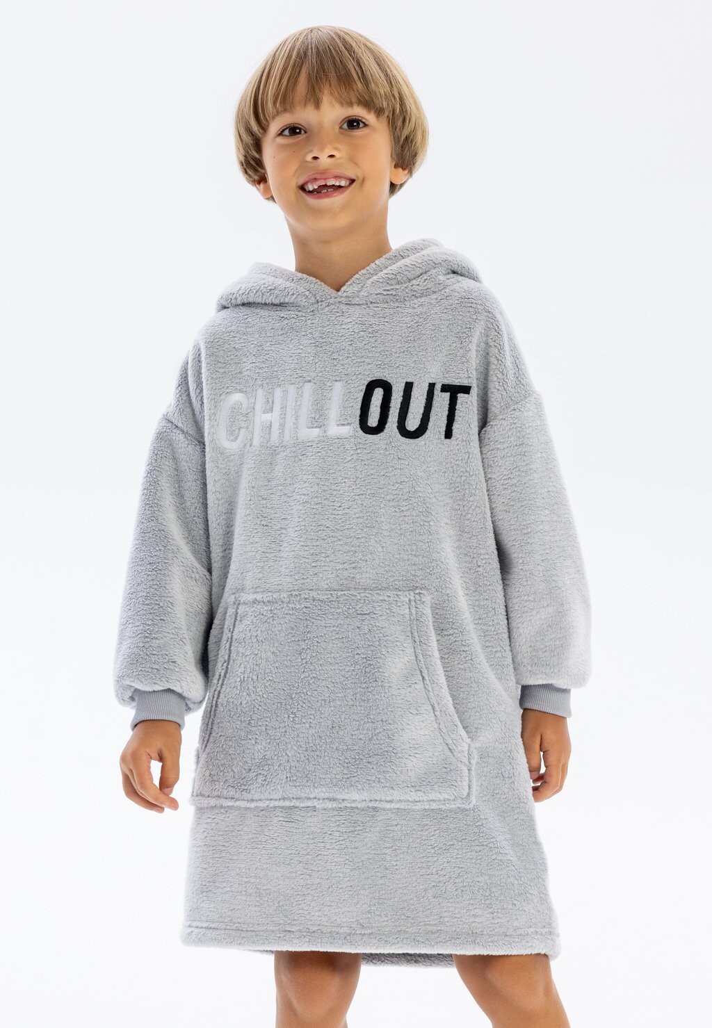 

Халат CUDDLE HOODIE MINOTI, темно-серый