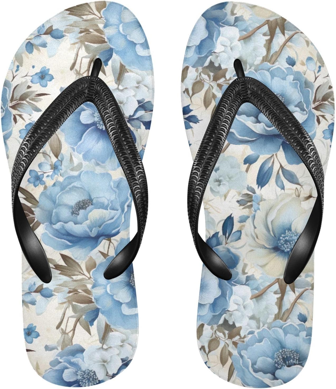 

Мужские пляжные шлепанцы с цветочным рисунком мака, резиновые, противоскользящие, летние, для душа и прогулок Sinestour, Poppies Colorful Floral Flowers