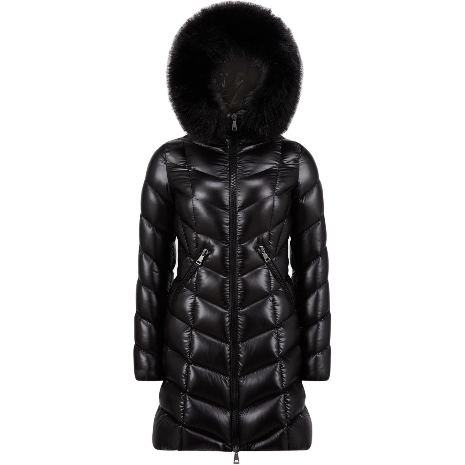 

Пуховик женский черный Moncler