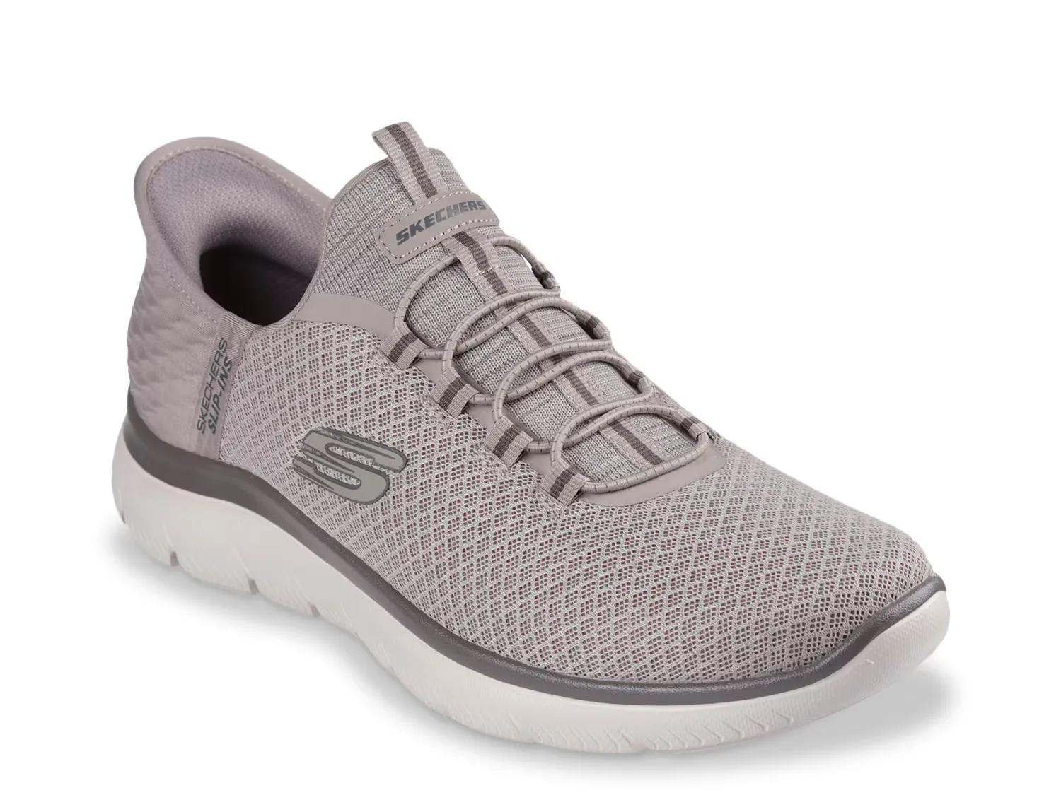 

Кроссовки Hands Free Slip-Ins Summits High Range Slip-On Sneaker Skechers, серо-коричневый