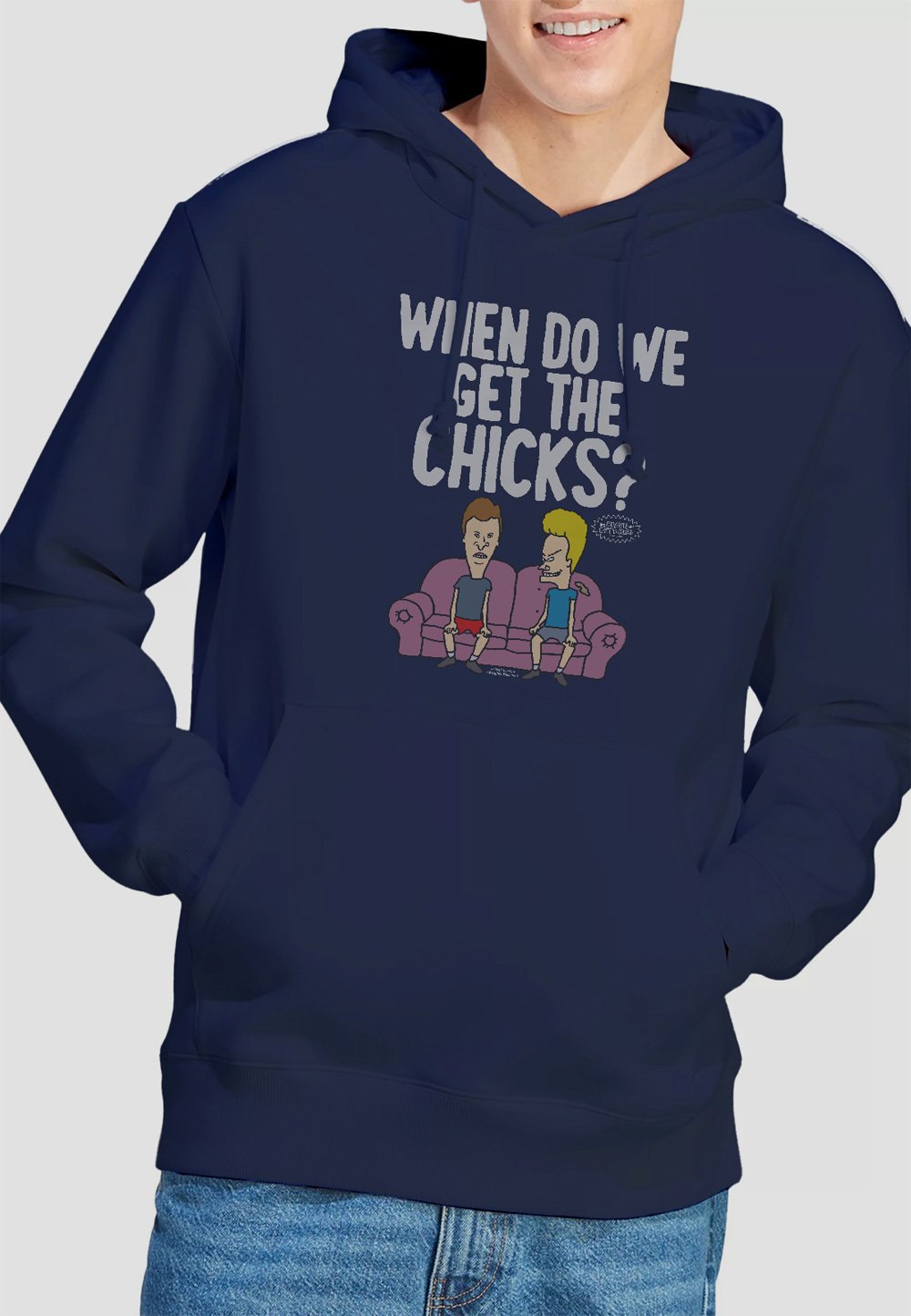 

Толстовка MTV WHEN DO WE GET THE CHICKS Cotton Soul, темно-синий