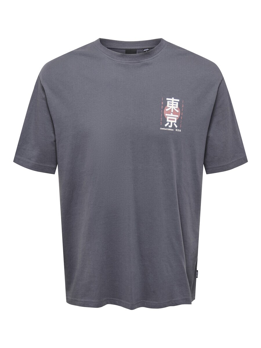 

Классическая футболка Only & Sons Shirt Keane, темно-серый