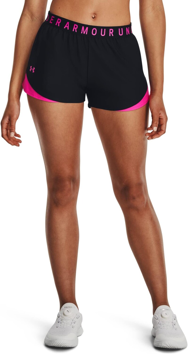 

Шорты Under Armour Play Up Shorts 3.0, цвет Black/Rebel Pink/Rebel Pink