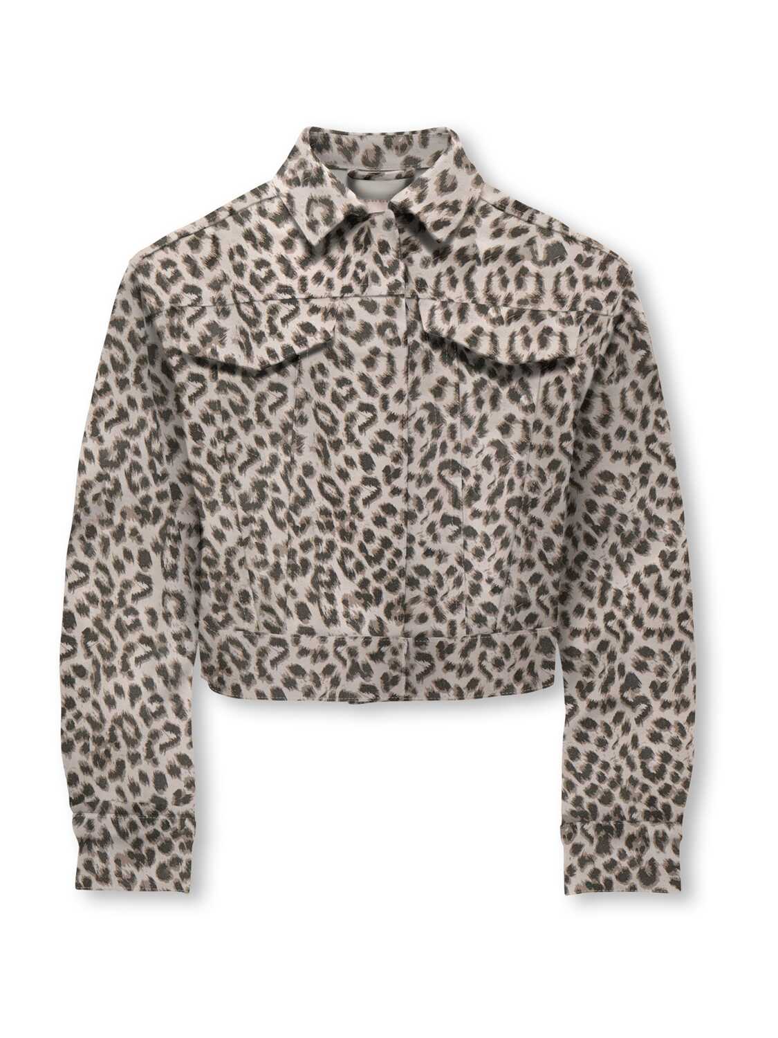 

ONLY GIRLS Куртка межсезонная 'KOGAnlie' в цвете антрацит, гридж, светло-серый