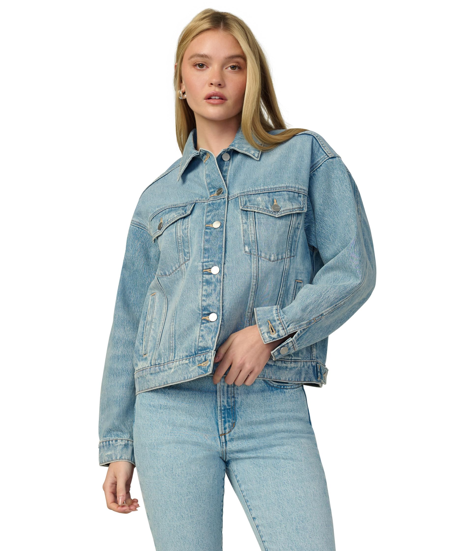 

Куртка Joe's Jeans The Oversized Denim Jacket, цвет Compelling