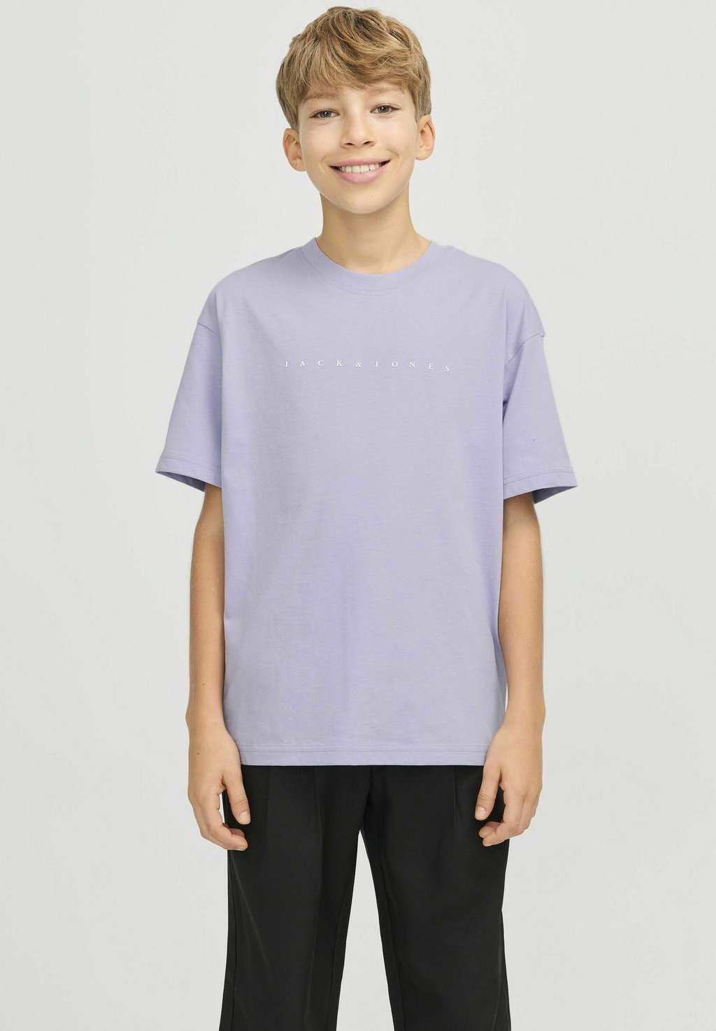 

Футболка с принтом Jack & Jones Junior, сиреневый