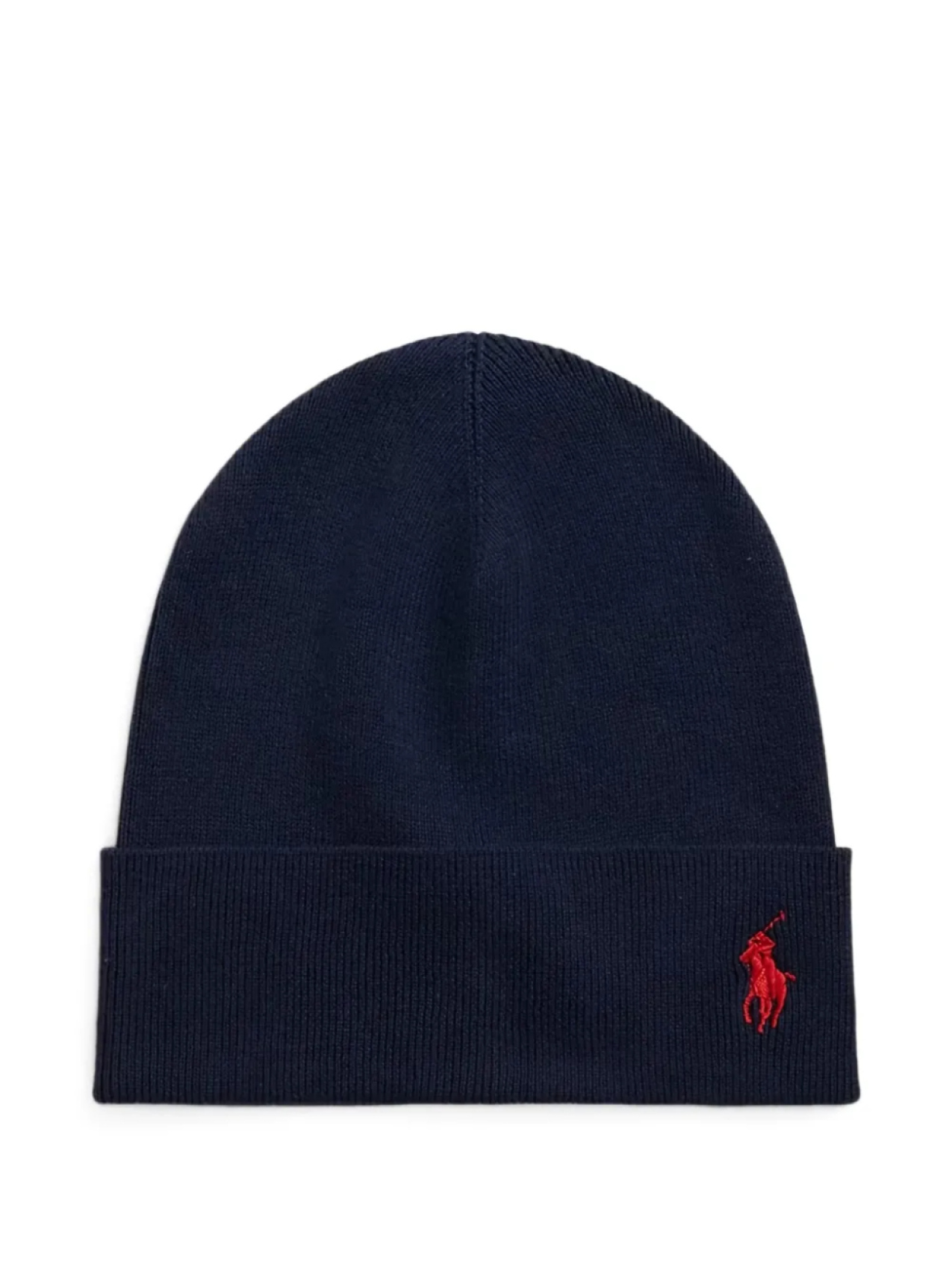 

Polo Ralph Lauren шапка бини в рубчик, синий