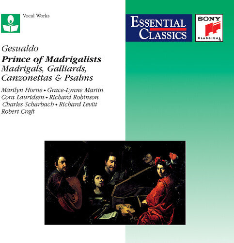 

CD диск Gesualdo / Horne / Martin / Lauridsen / Levitt: Prince of Madrigalists: Madrigals Galliards &