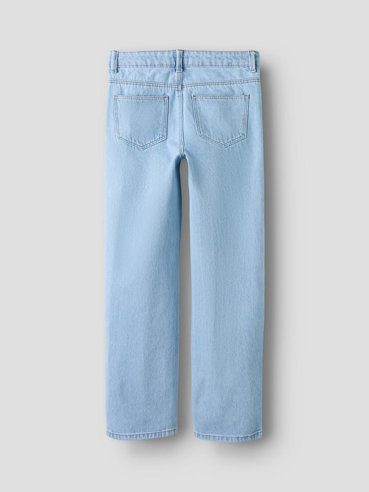 Name it Джинсы NKFROSE HW STRAIGHT JEANS 9222-RM светло-голубого цвета — фото 2