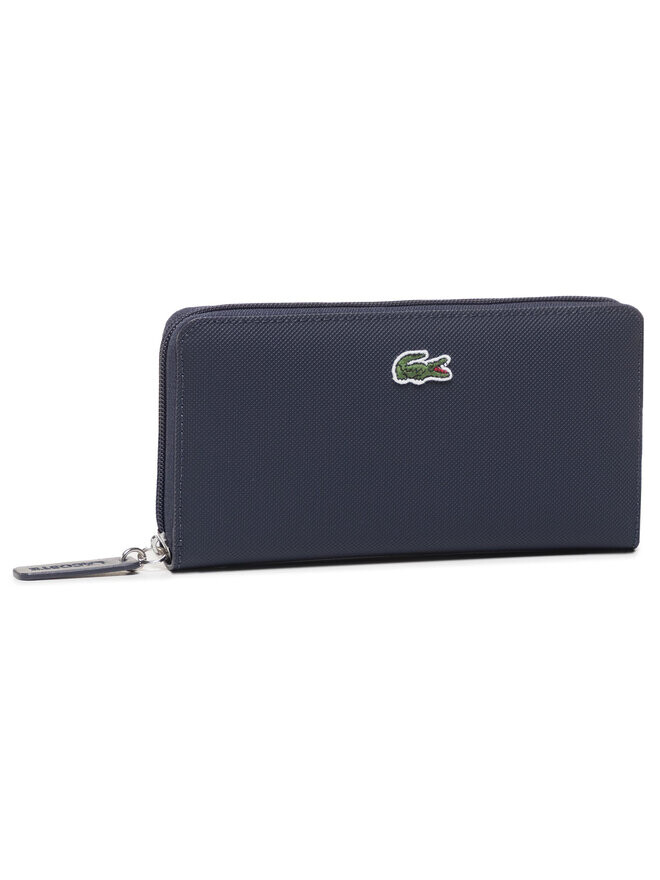 

Кошелек L Zip Wallet Lacoste, темно-синий