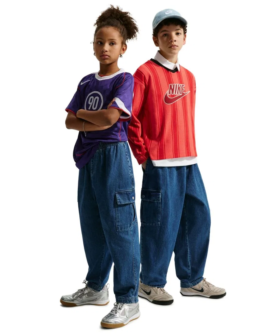 Брюки-карго из коллекции спортивной одежды для мальчиков 8-20 лет Nike, темно-синий