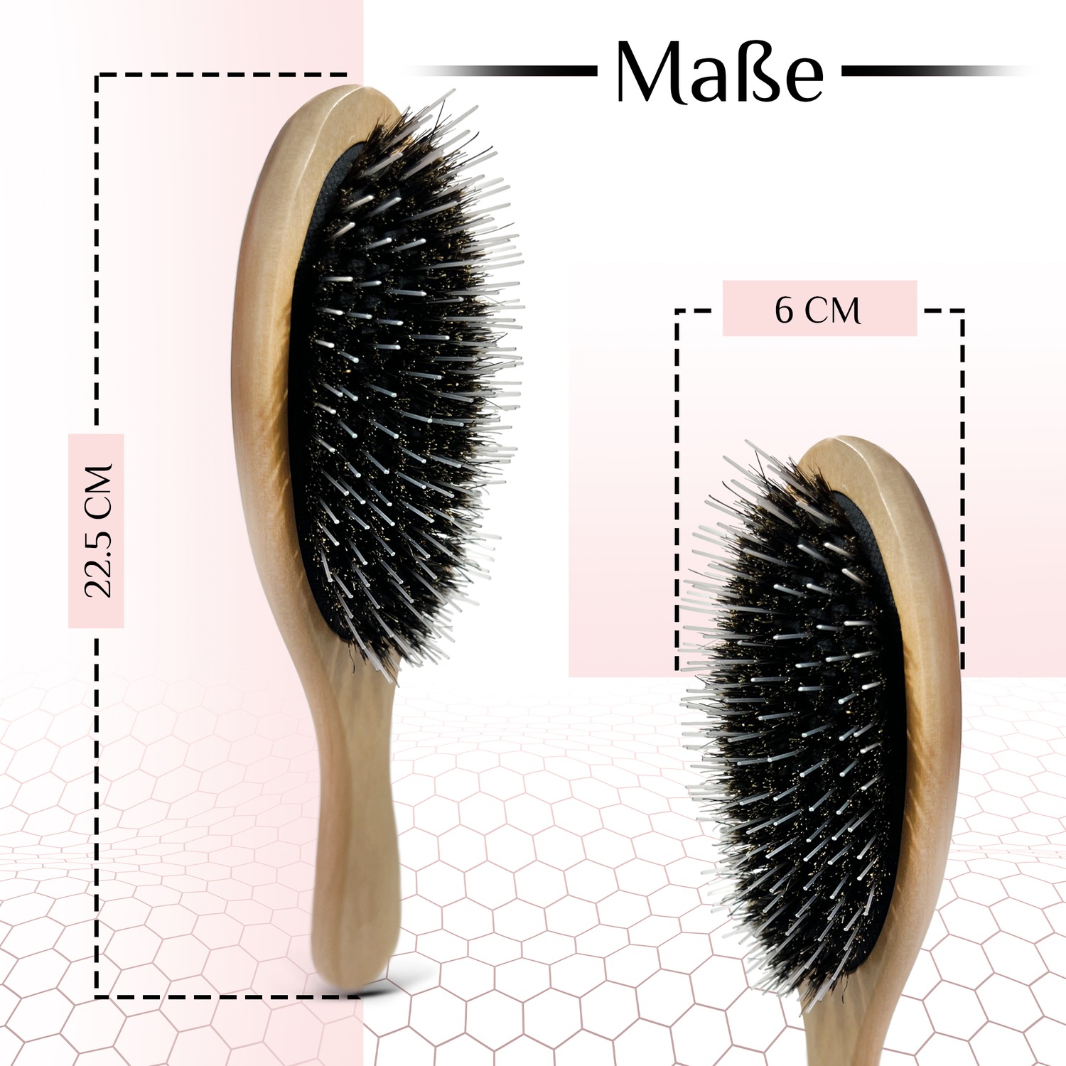 Накладные волосы bürste für extensions Hair2Heart, holz — фото 4