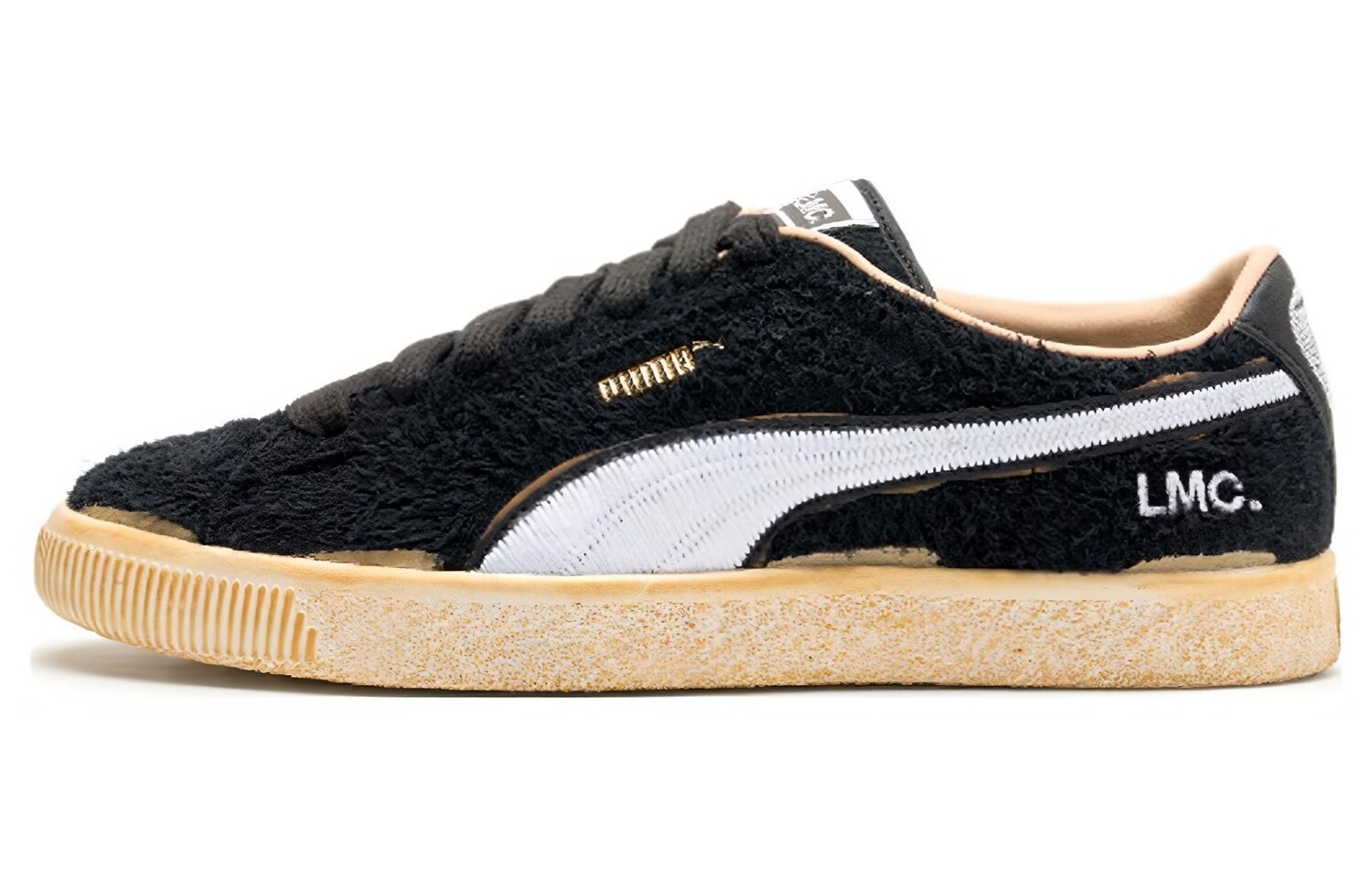 

Замшевые туфли для скейтбординга мужские низкие черные/белые Puma, Черный, Замшевые туфли для скейтбординга мужские низкие черные/белые Puma