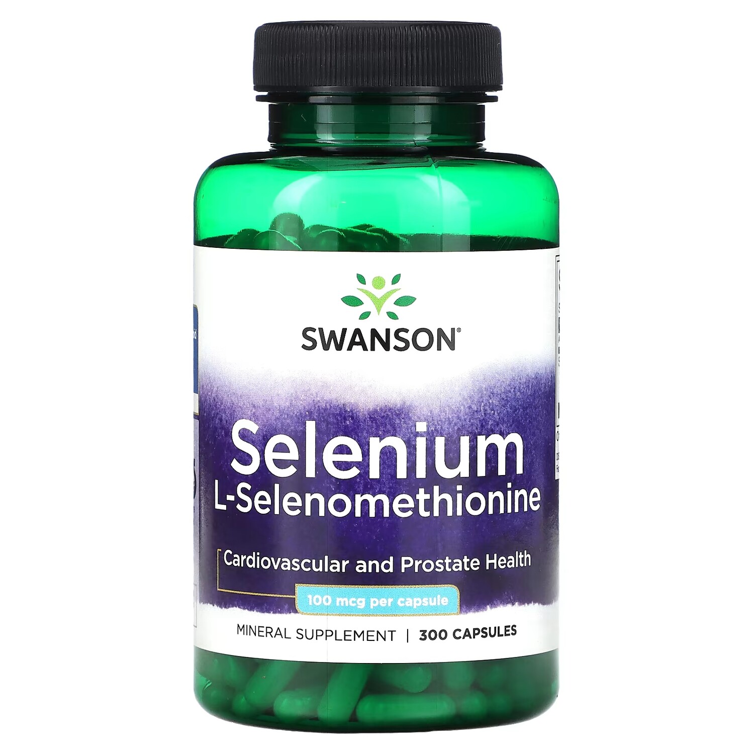 

L-селенометионин Swanson Selenium 100 мкг, 300 капсул