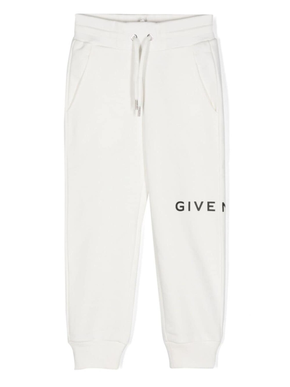

Givenchy Kids спортивные брюки с кулиской и логотипом, белый