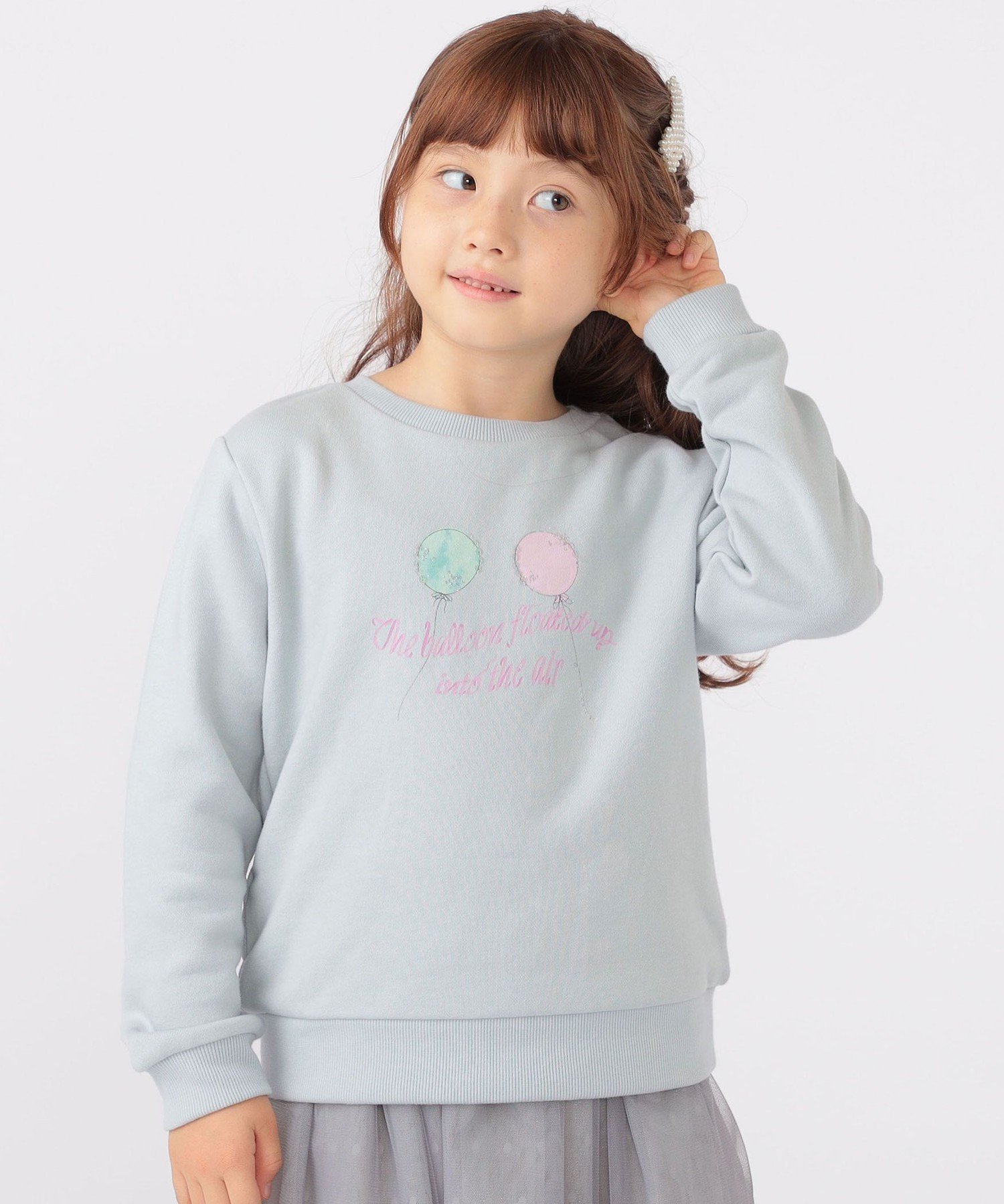 Детские шорты: 100–130 см / Толстовка с воздушным шаром SHIPS KIDS, Light blue — фото 2