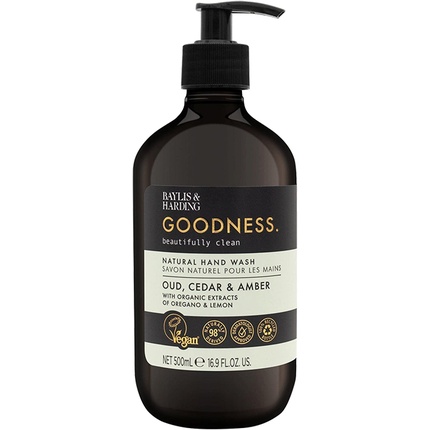 

Натуральное мыло для рук Goodness Oud Cedar & Amber 500 мл, Baylis & Harding