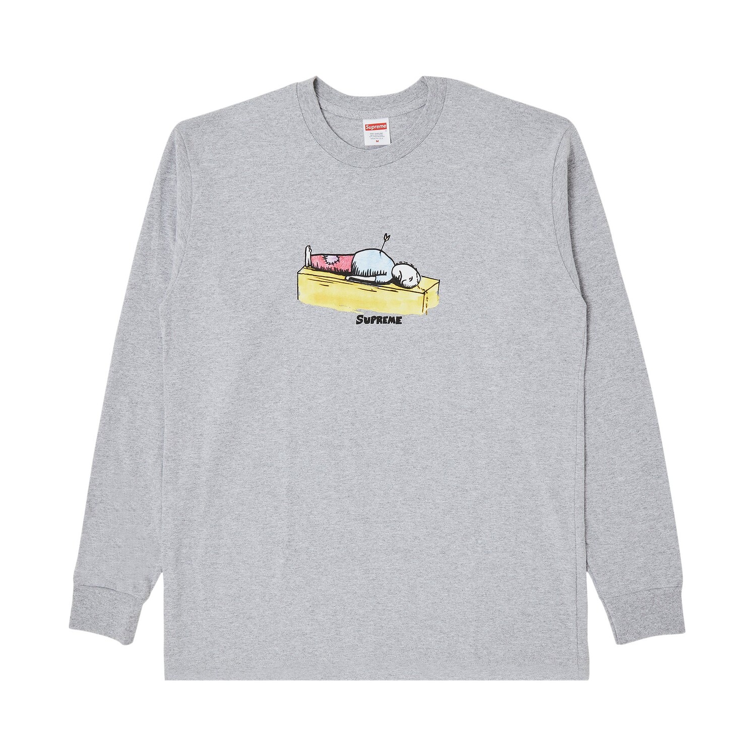 

Футболка с длинными рукавами Supreme Neil Blender Arrow, Heather Grey