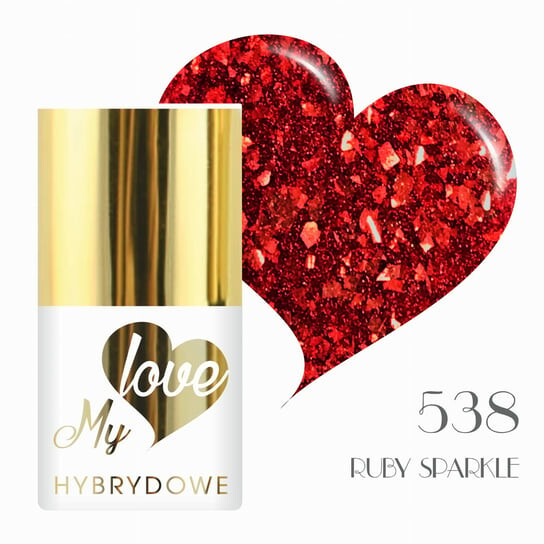 

Гибридный лак Mylove UV/Led 538 Ruby Sparkle, SUNFLOWER