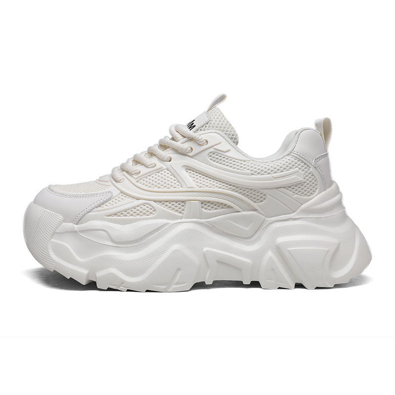 

TT&MM Амортизирующие износостойкие массивные низкие кроссовки мужские бежевые, цвет Beige