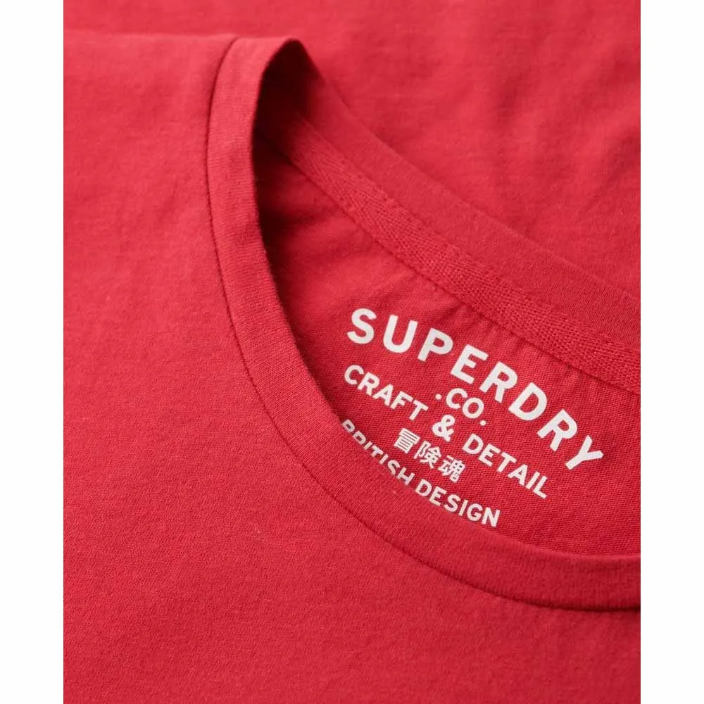 Футболка с коротким рукавом Superdry Classic Essential, красный — фото 2