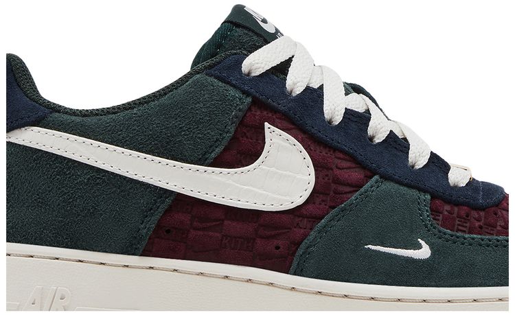 Кроссовки Kith x Nike Air Force 1 Low GS, красный — фото 2
