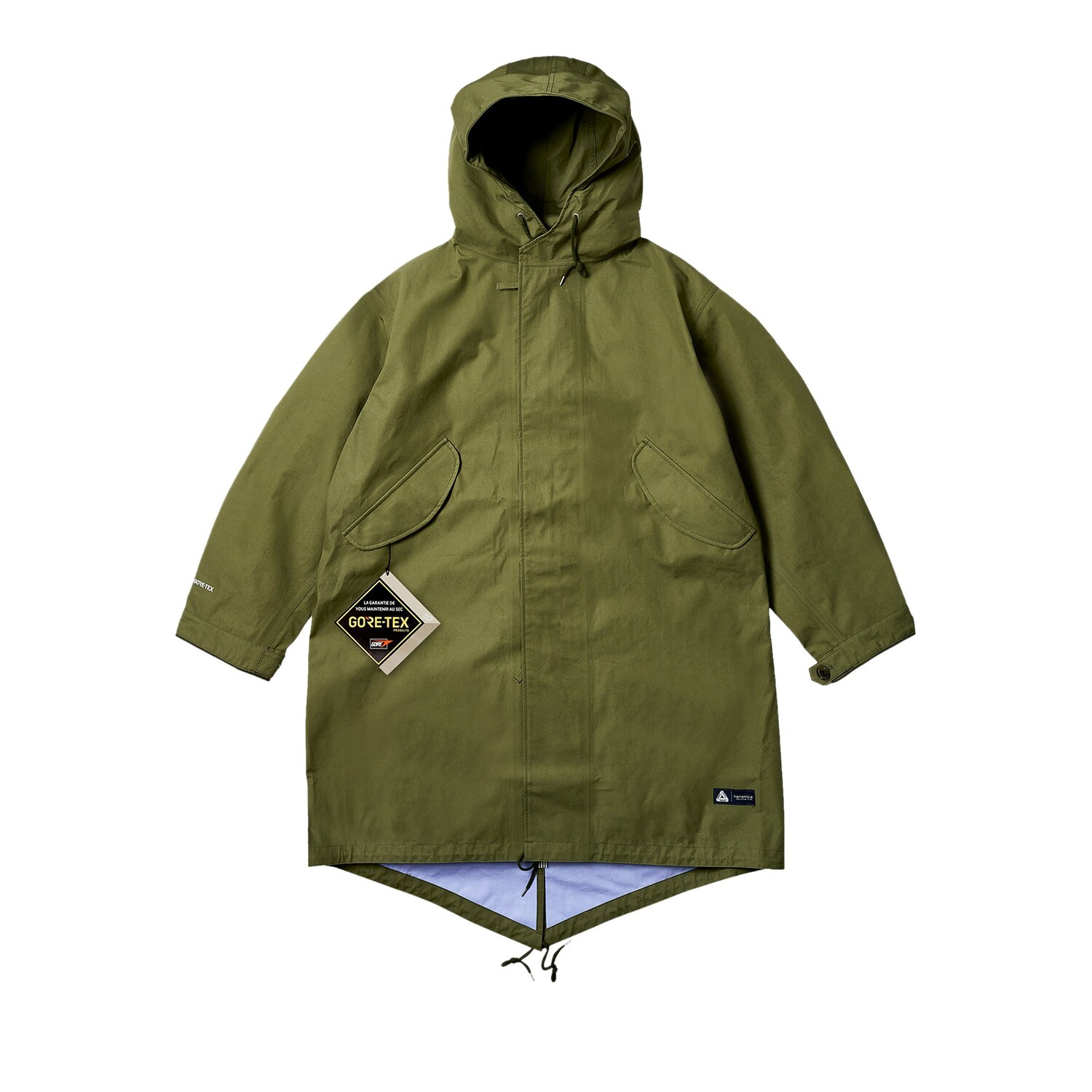 

Пальто с капюшоном nanamica x Palace GORE-TEX Sage Green