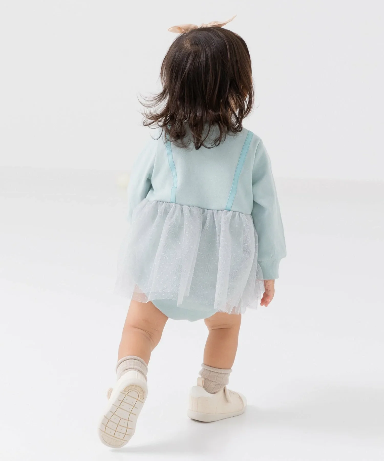 Комбинезон из тюля и флиса Chil2, mint — фото 4