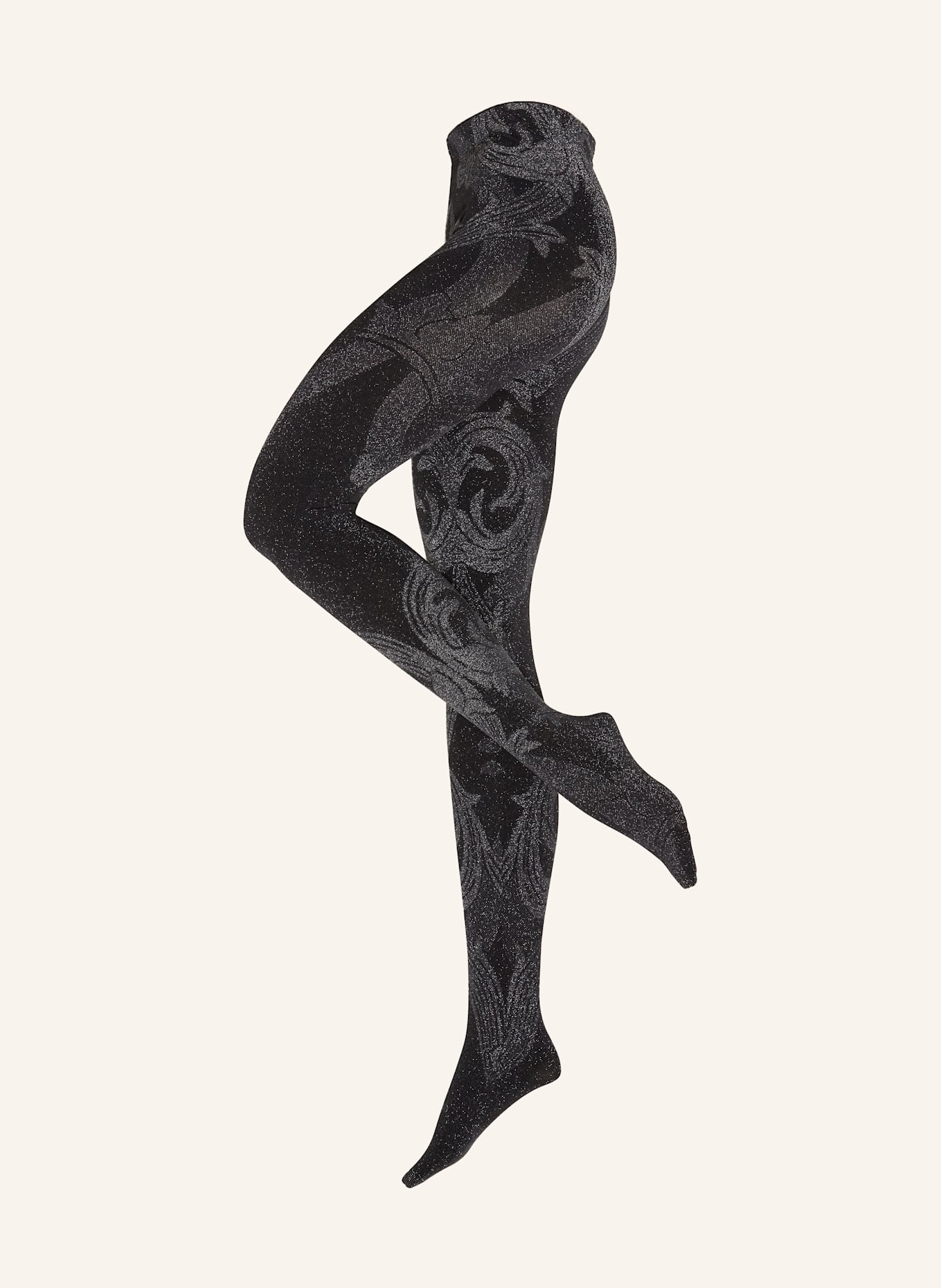

Колготки с металлизированным жаккардом Wolford, мультиколор