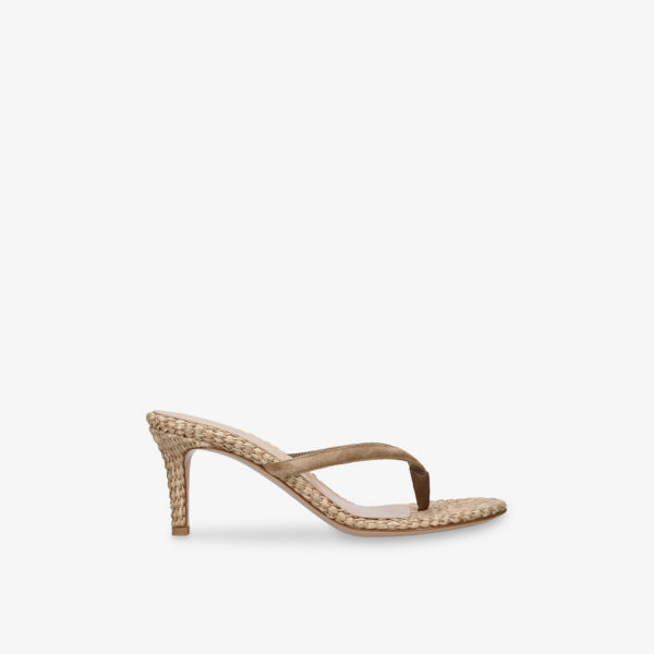 Сандалии замшевые Gianvito Rossi Calypso, коричневый