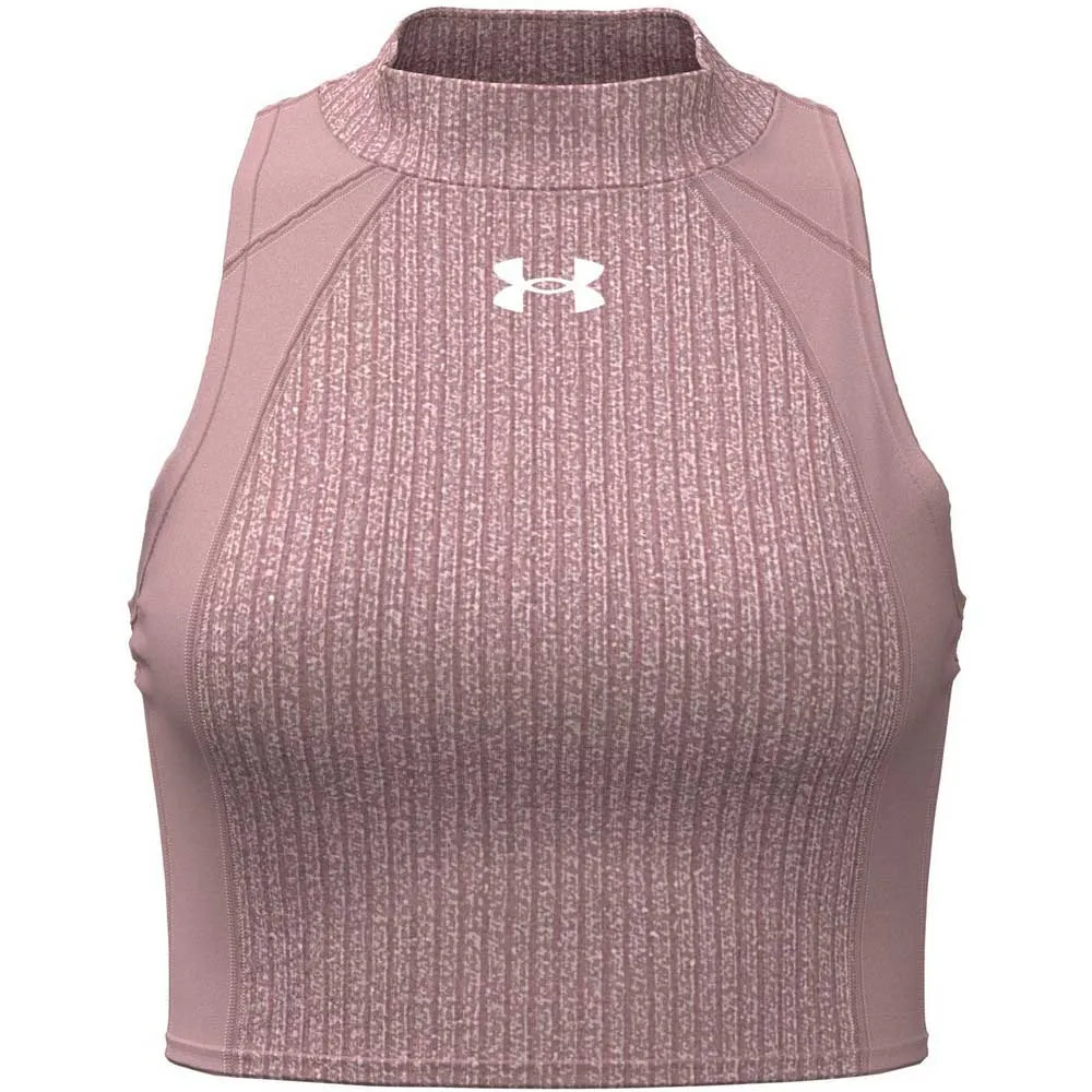 

Футболка без рукавов спортивная Under Armour HG Rib, розовый