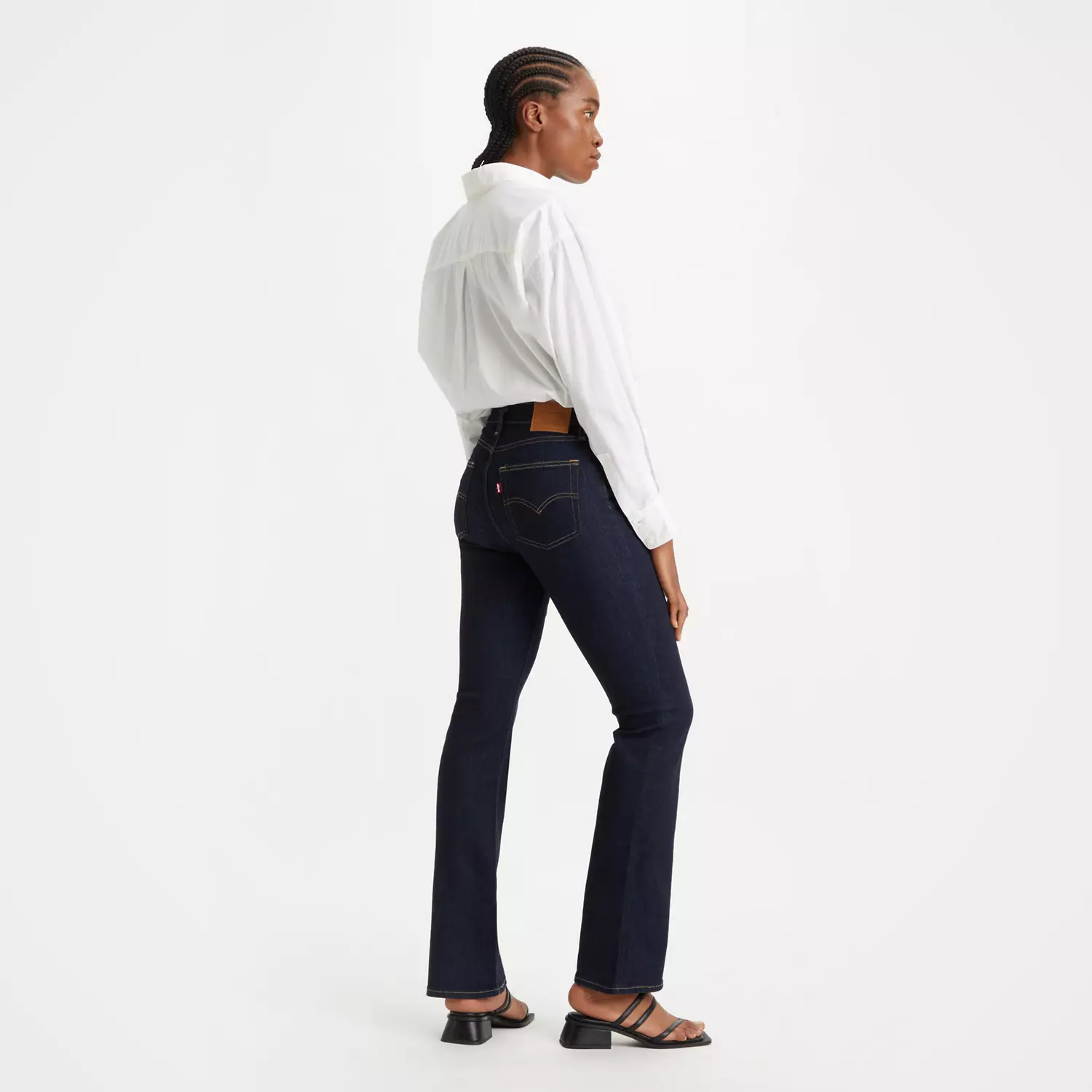 725 Джинсы женские Bootcut с высокой посадкой Levi's, цвет Blue Wave Rinse - Dark Wash — фото 3
