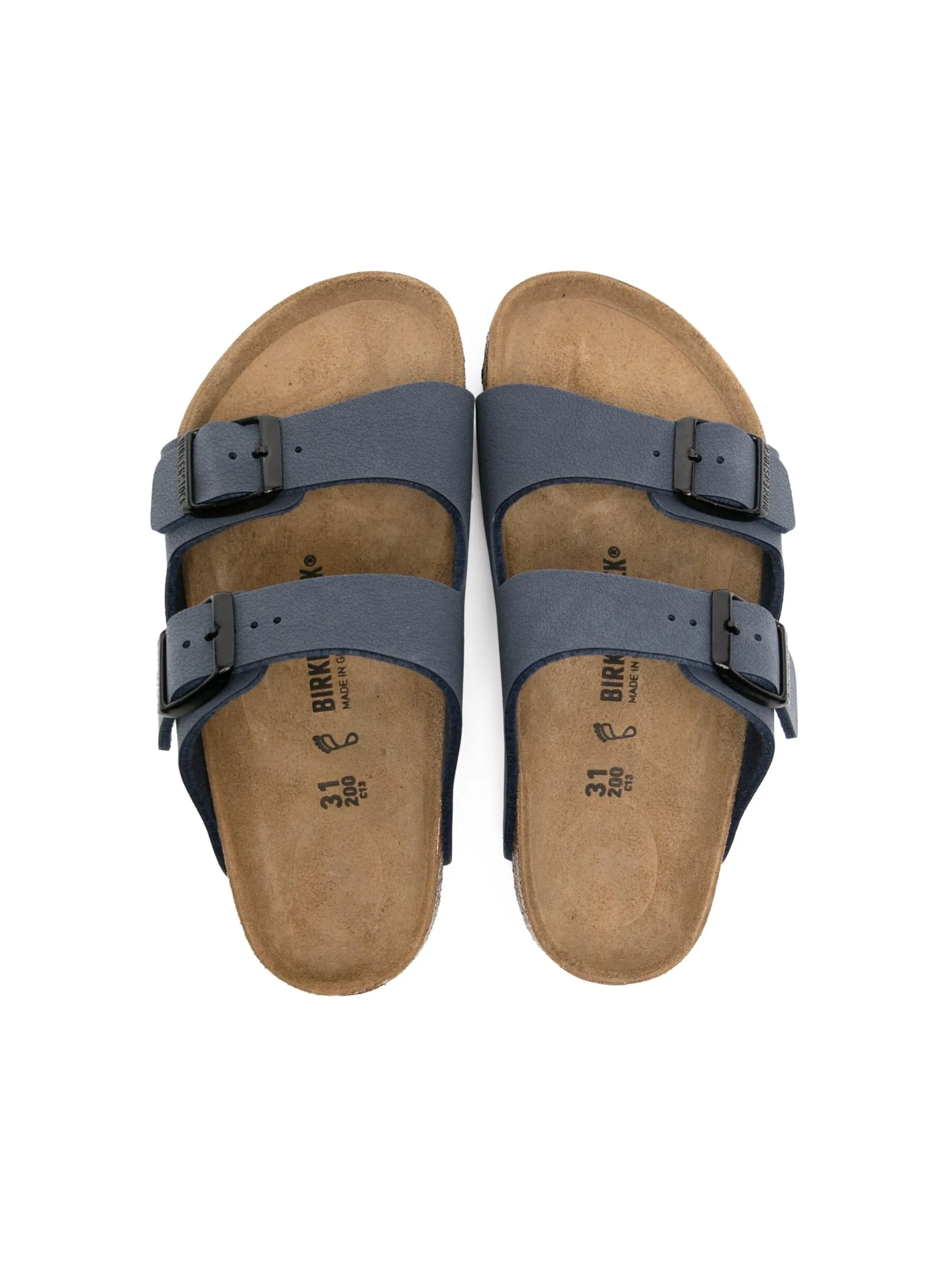 Сандалии с ремешками Birkenstock Kids, синий — фото 3