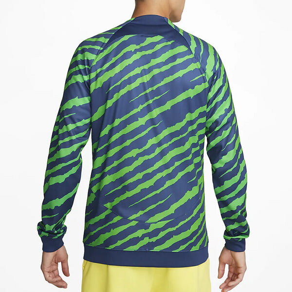 Куртка Nike Brazil National Team Anthem Knit Jacket Soccer Sweater 'Green Blue', цвет milti/color — фото 2