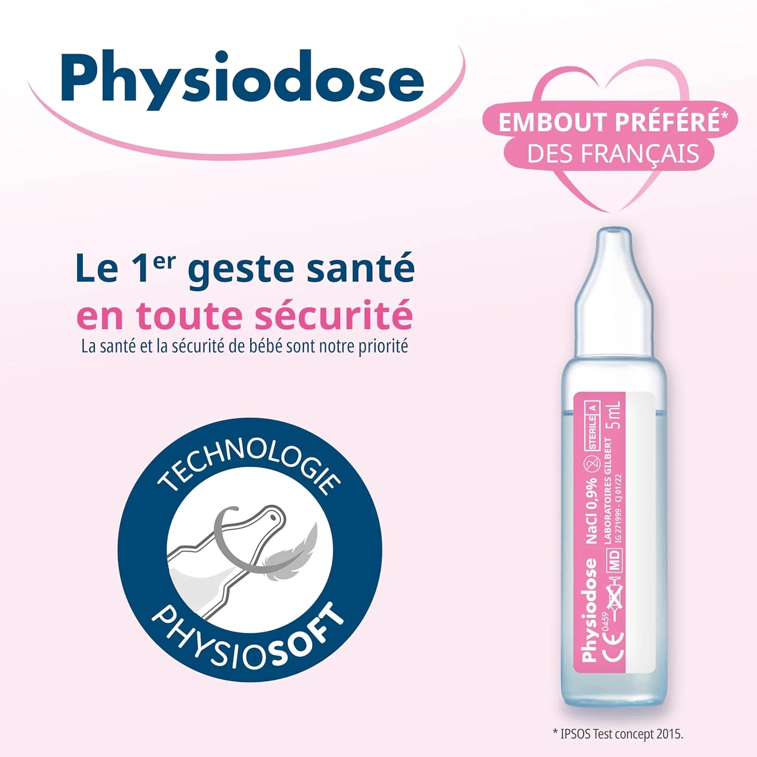 Физиологический раствор PHYSIODOSE Baby, 24 упаковки по 40 монодоз (5 мл) Physiodose — фото 3