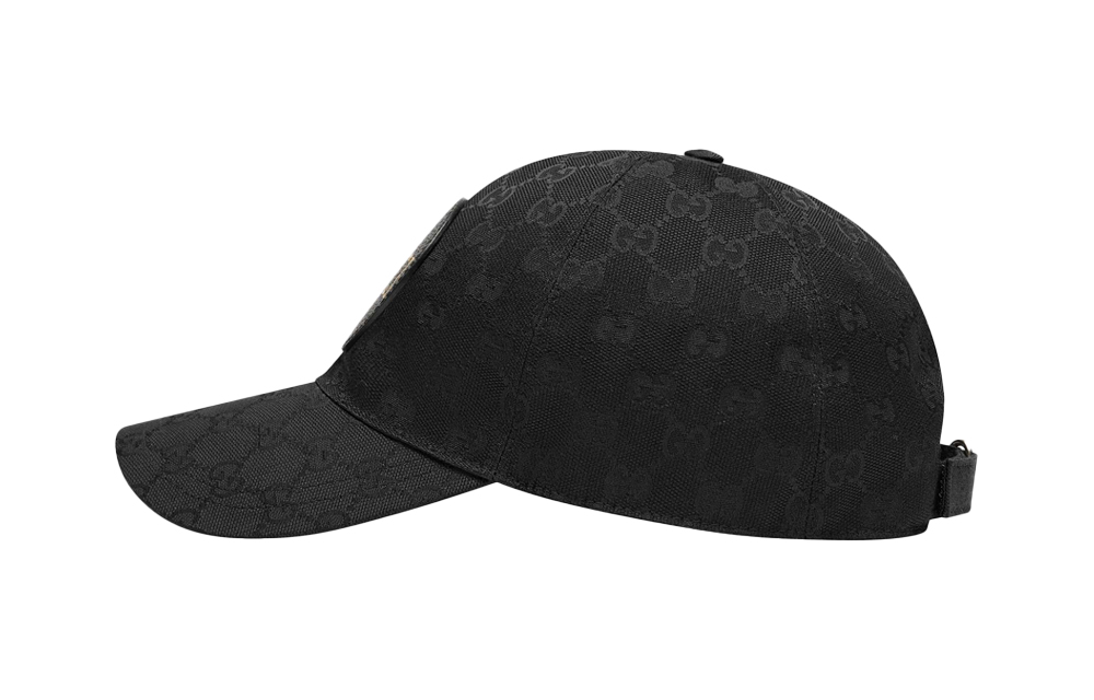 Gg Canvas Baseball Hat GUCCI, черный — фото 3
