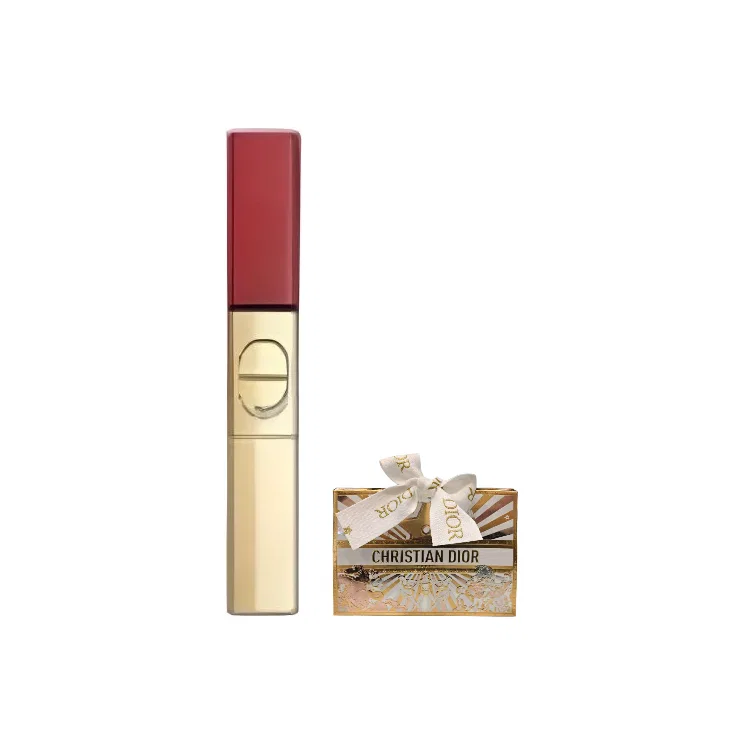 Блеск для губ DIOR Christmas Limited Fiery Blue Gold Dual Ended Nourishing 4.8G