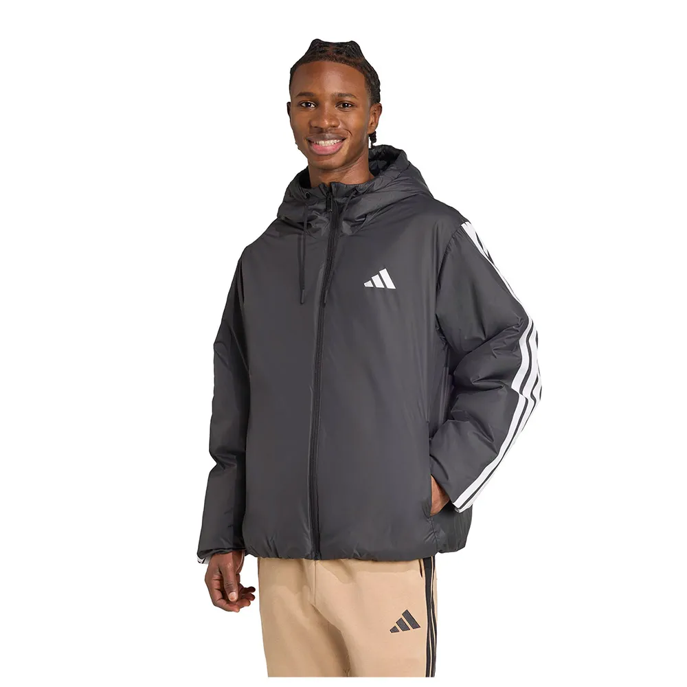 

Утепленная куртка adidas Essentials Climawarm с тремя полосками, черный