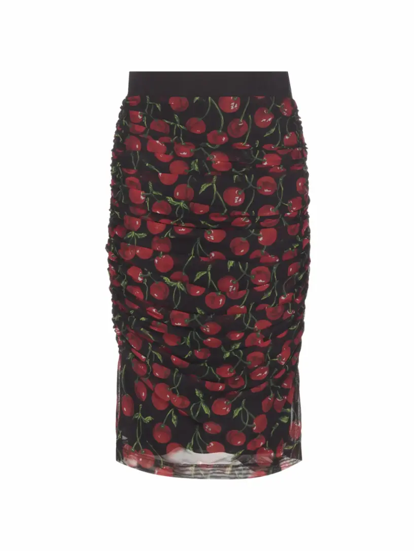 

Драпированная юбка миди Dolce&Gabbana, мультиколор