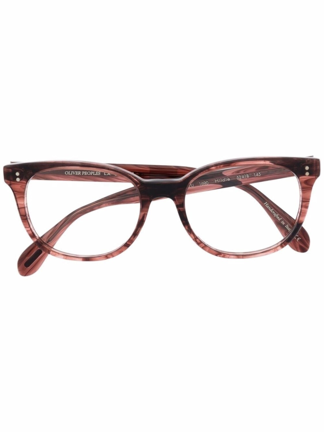 

Oliver Peoples очки Hildie в квадратной оправе, розовый