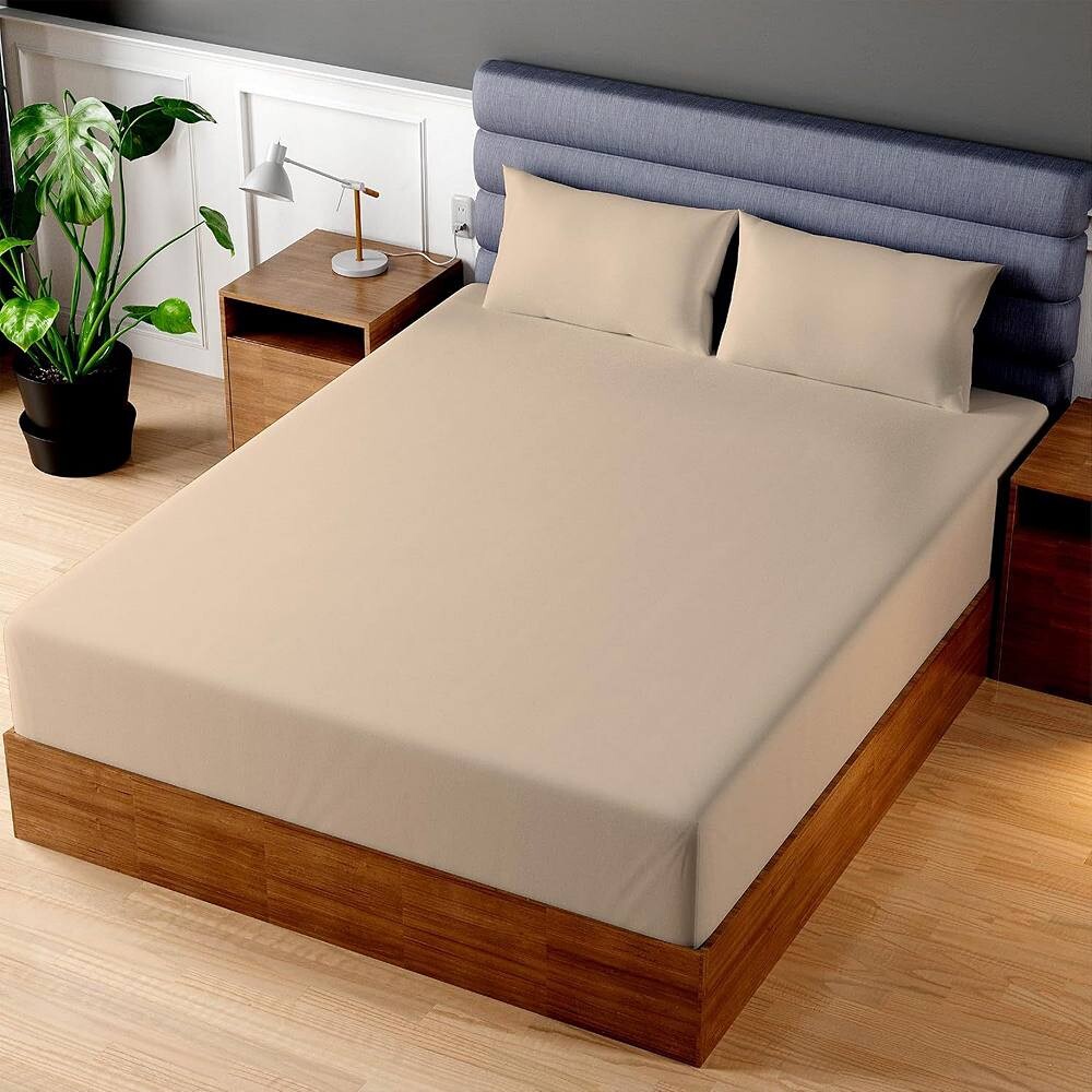 

Дышащая простыня Superity из 100 % хлопка на подкладке из льна Superity Linen, цвет Cream