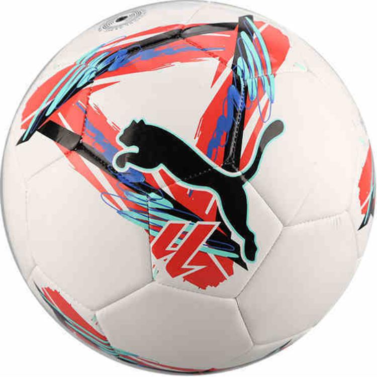 

PUMA Мяч для футбола PU машинной строчки, унисекс, белый красный, размер 3/размер 4/размер 5