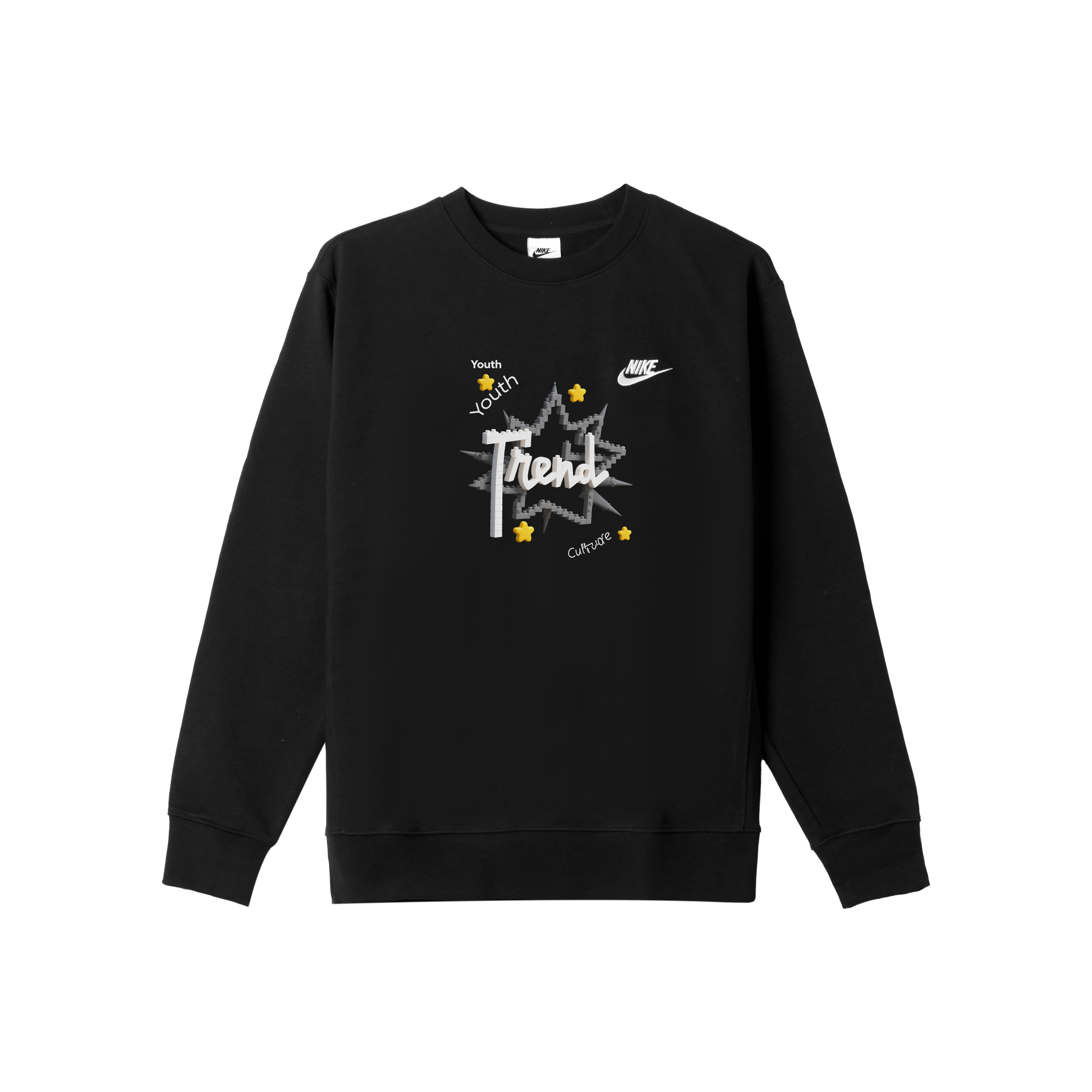 

Мужская спортивная толстовка Nike, черный