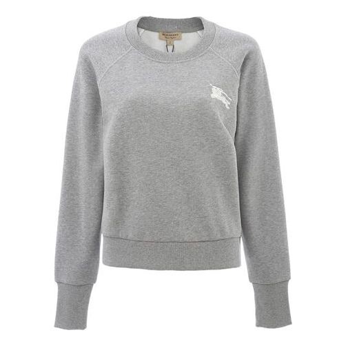 

Свитер round neck pullover long sleeves hoodie gray Burberry, серый