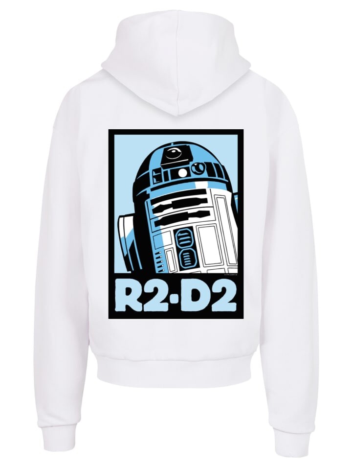 

Пуловер F4NT4STIC Ultra Heavy Star Wars R2 D2 Poster, белый