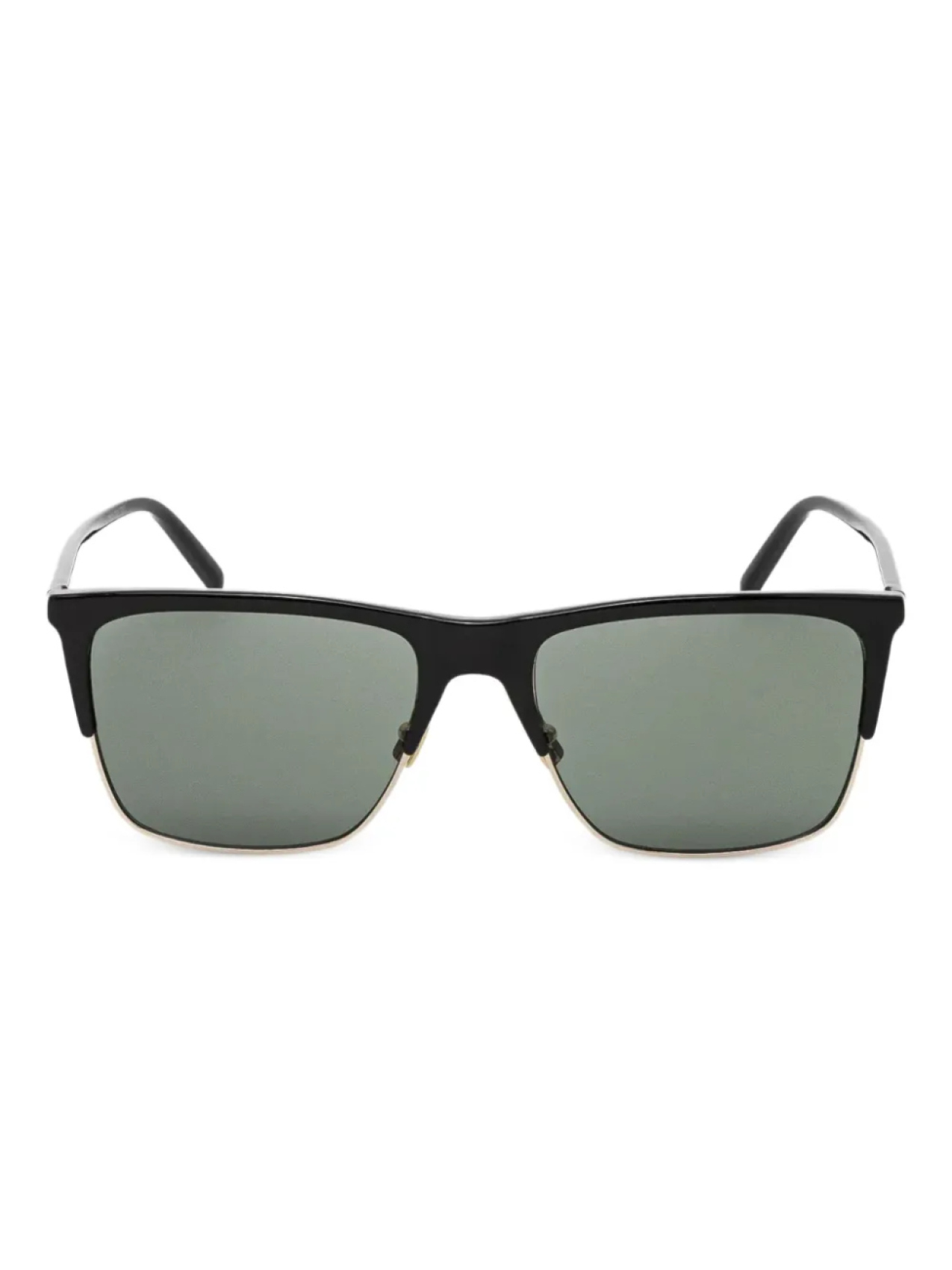 

Солнцезащитные очки в прямоугольной оправе Saint Laurent Eyewear, черный