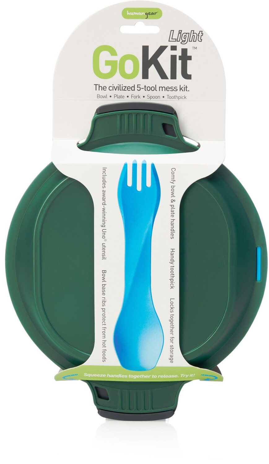 

Набор из 5 инструментов GoKit Light Humangear, зеленый
